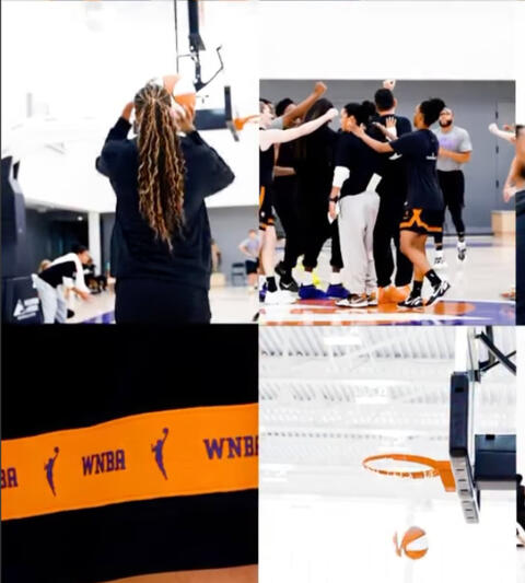 Quick little atmosphere grid from training camp for @phoenixmercury. Quick little atmosphere grid from training camp for @phoenixmercury.