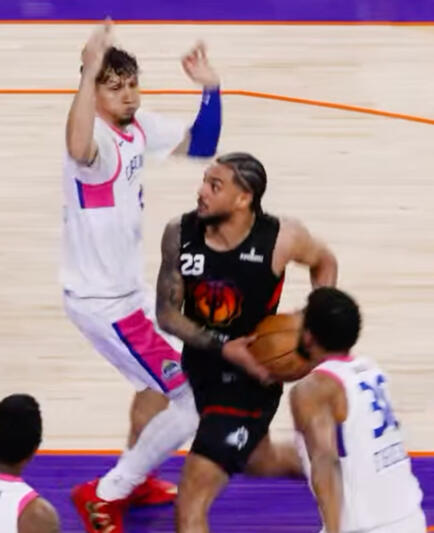 Shot the Valley Suns vs Mexico City Capitanes in the NBA G League and then produced a recap of the game the next day.